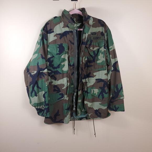 Army Cold Weather Combat Jacket in Woodland Camo Size S - Picture 7 of 11